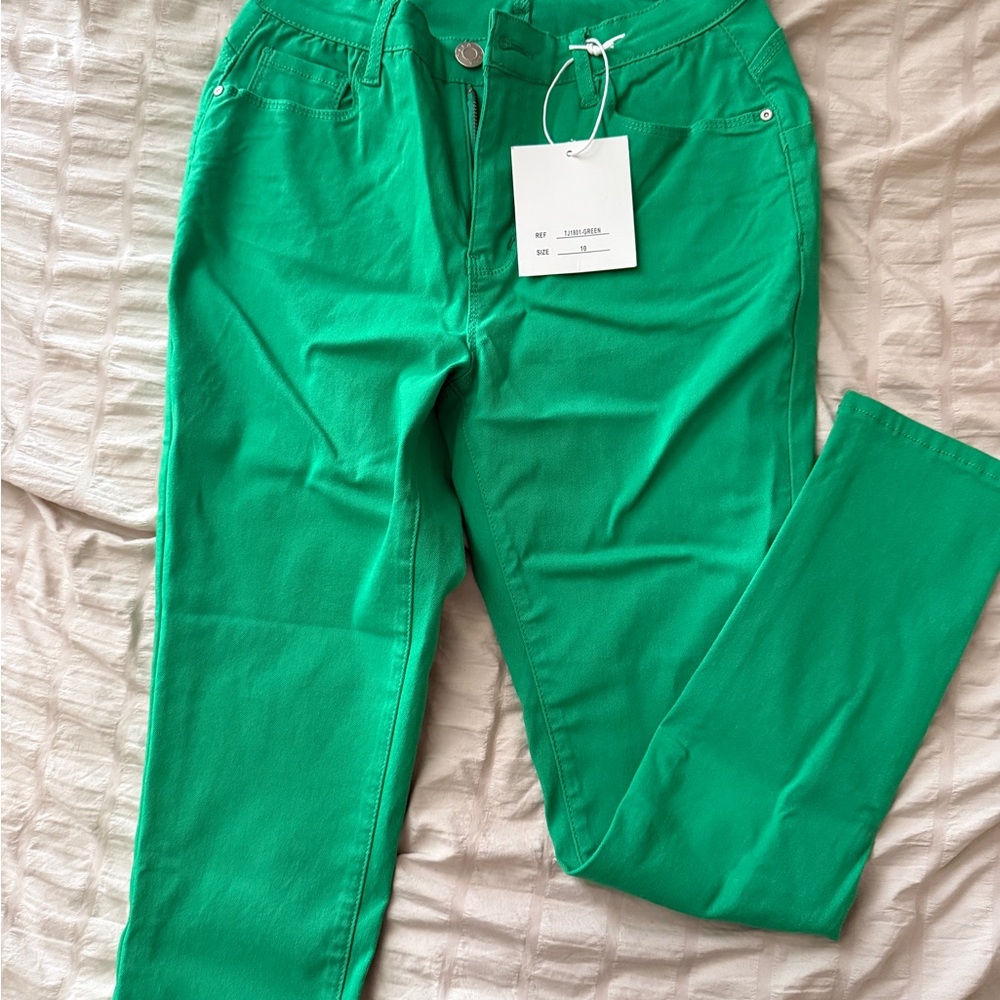Vibrant Green Skinny Jeans